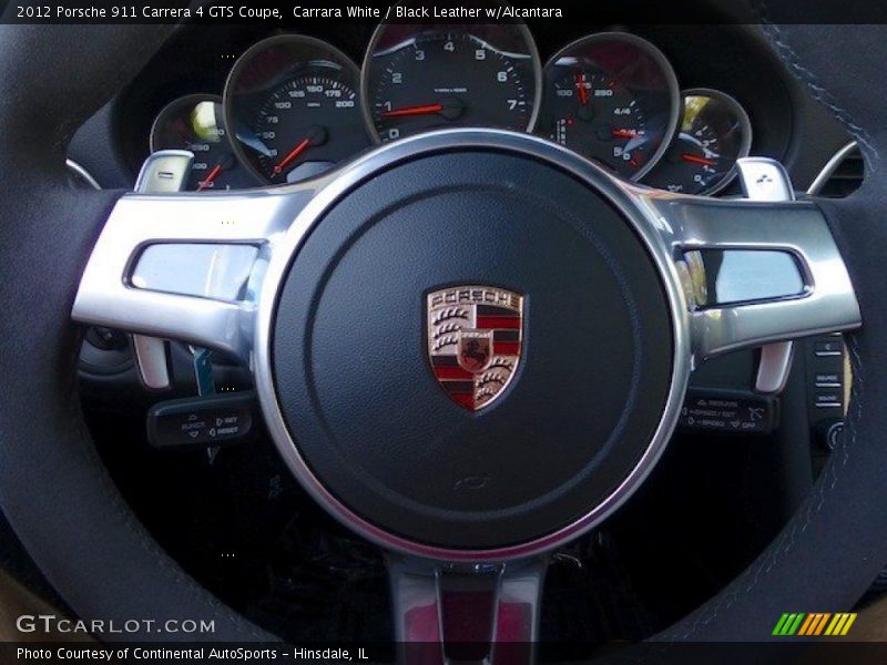 Carrara White / Black Leather w/Alcantara 2012 Porsche 911 Carrera 4 GTS Coupe
