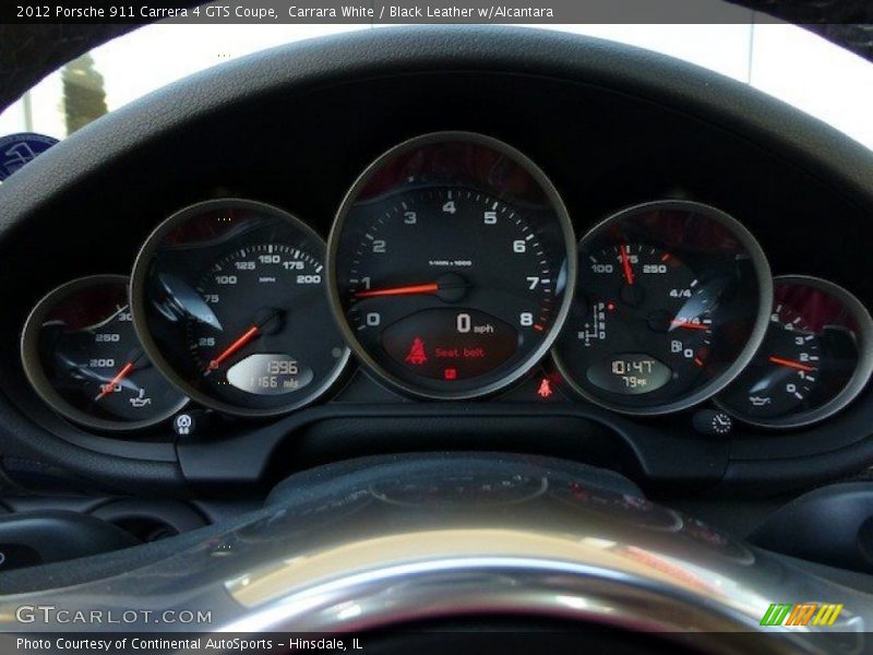  2012 911 Carrera 4 GTS Coupe Carrera 4 GTS Coupe Gauges