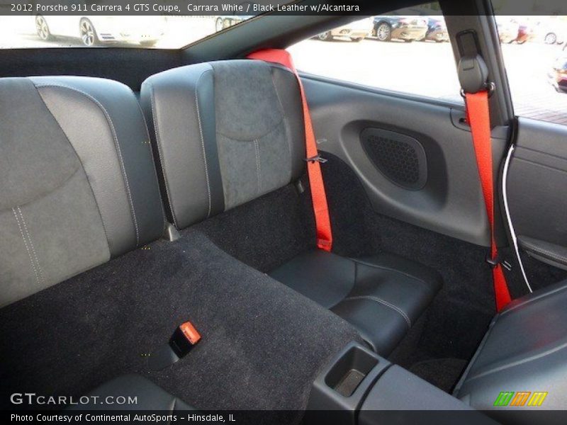 Rear Seat of 2012 911 Carrera 4 GTS Coupe