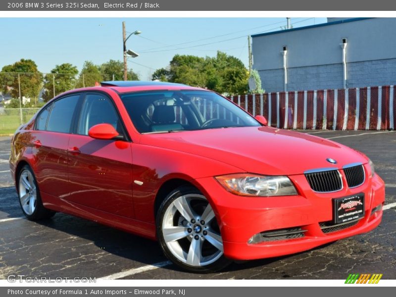 Electric Red / Black 2006 BMW 3 Series 325i Sedan