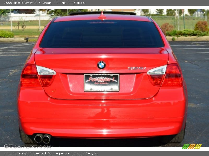Electric Red / Black 2006 BMW 3 Series 325i Sedan