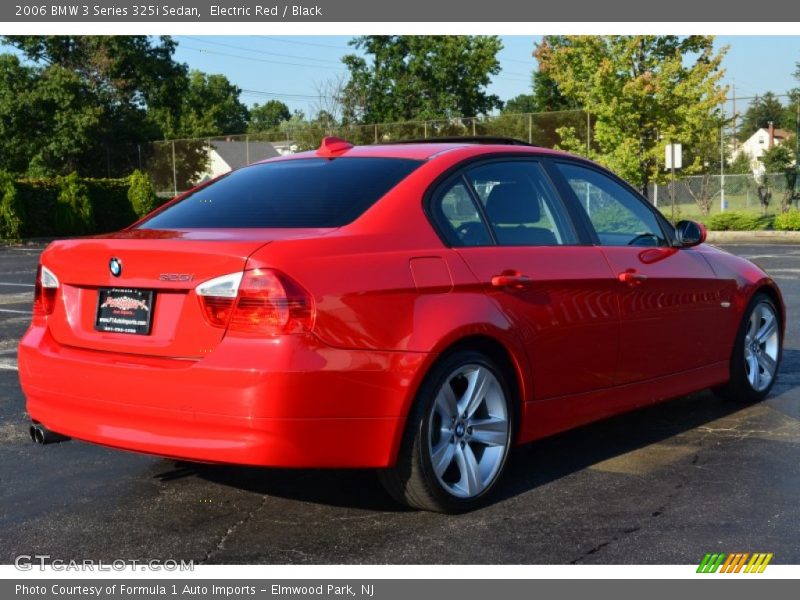 Electric Red / Black 2006 BMW 3 Series 325i Sedan
