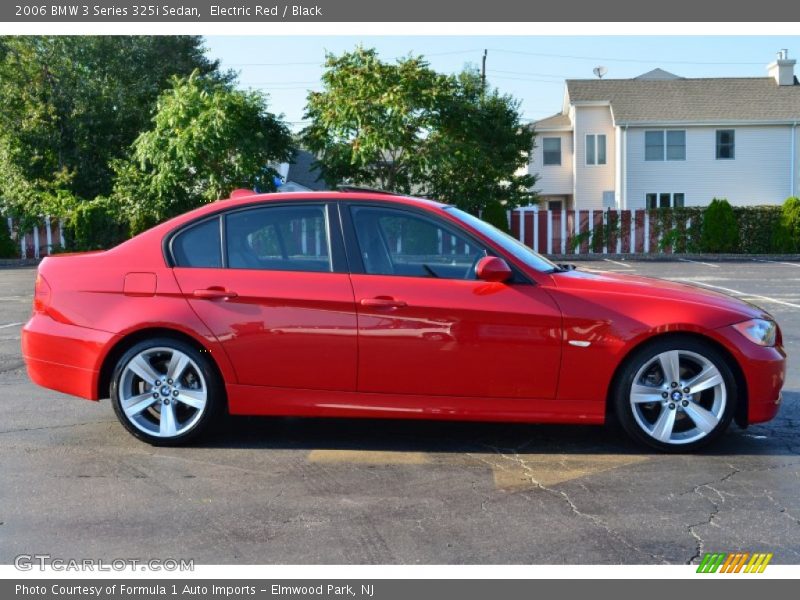 Electric Red / Black 2006 BMW 3 Series 325i Sedan