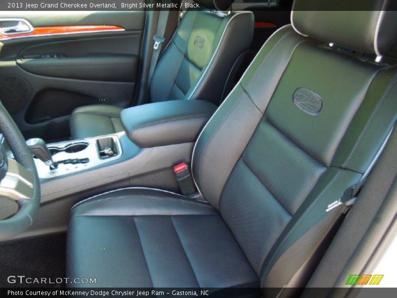 Bright Silver Metallic / Black 2013 Jeep Grand Cherokee Overland