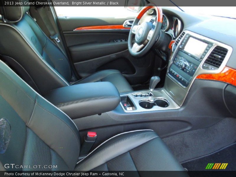 Bright Silver Metallic / Black 2013 Jeep Grand Cherokee Overland