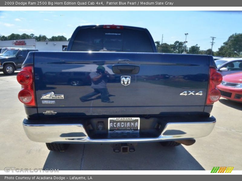 Patriot Blue Pearl / Medium Slate Gray 2009 Dodge Ram 2500 Big Horn Edition Quad Cab 4x4