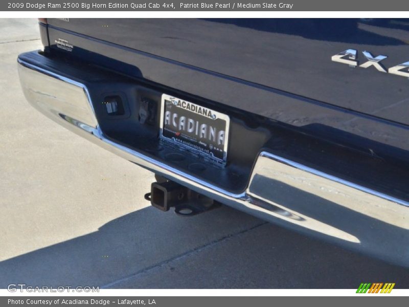 Patriot Blue Pearl / Medium Slate Gray 2009 Dodge Ram 2500 Big Horn Edition Quad Cab 4x4
