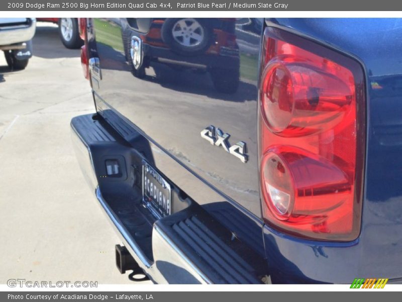 Patriot Blue Pearl / Medium Slate Gray 2009 Dodge Ram 2500 Big Horn Edition Quad Cab 4x4