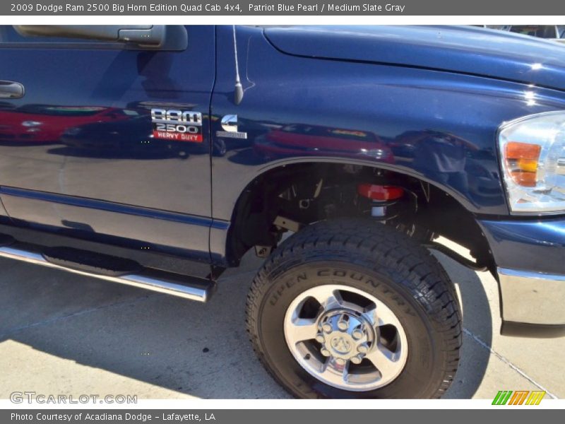 Patriot Blue Pearl / Medium Slate Gray 2009 Dodge Ram 2500 Big Horn Edition Quad Cab 4x4