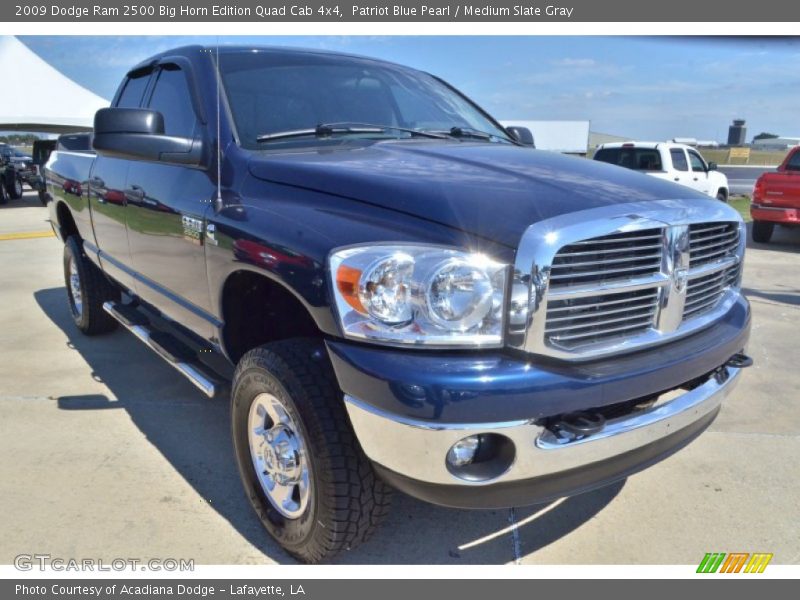 Front 3/4 View of 2009 Ram 2500 Big Horn Edition Quad Cab 4x4