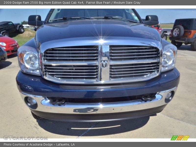 Patriot Blue Pearl / Medium Slate Gray 2009 Dodge Ram 2500 Big Horn Edition Quad Cab 4x4