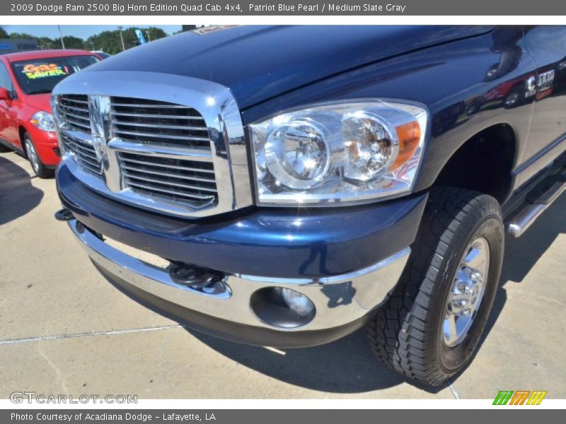 Patriot Blue Pearl / Medium Slate Gray 2009 Dodge Ram 2500 Big Horn Edition Quad Cab 4x4