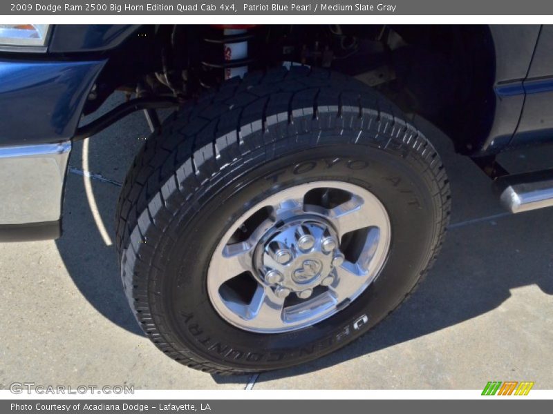 Patriot Blue Pearl / Medium Slate Gray 2009 Dodge Ram 2500 Big Horn Edition Quad Cab 4x4