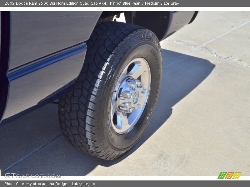 Patriot Blue Pearl / Medium Slate Gray 2009 Dodge Ram 2500 Big Horn Edition Quad Cab 4x4