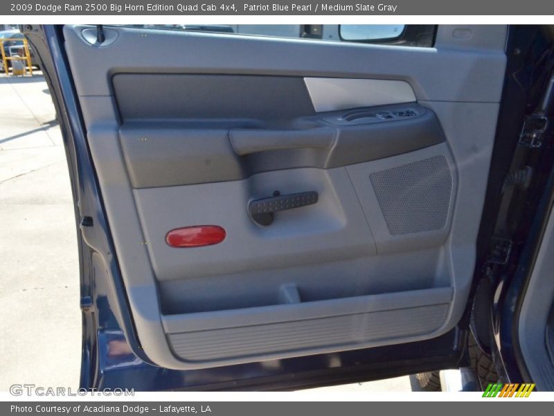 Patriot Blue Pearl / Medium Slate Gray 2009 Dodge Ram 2500 Big Horn Edition Quad Cab 4x4