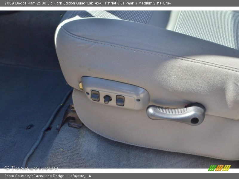 Patriot Blue Pearl / Medium Slate Gray 2009 Dodge Ram 2500 Big Horn Edition Quad Cab 4x4