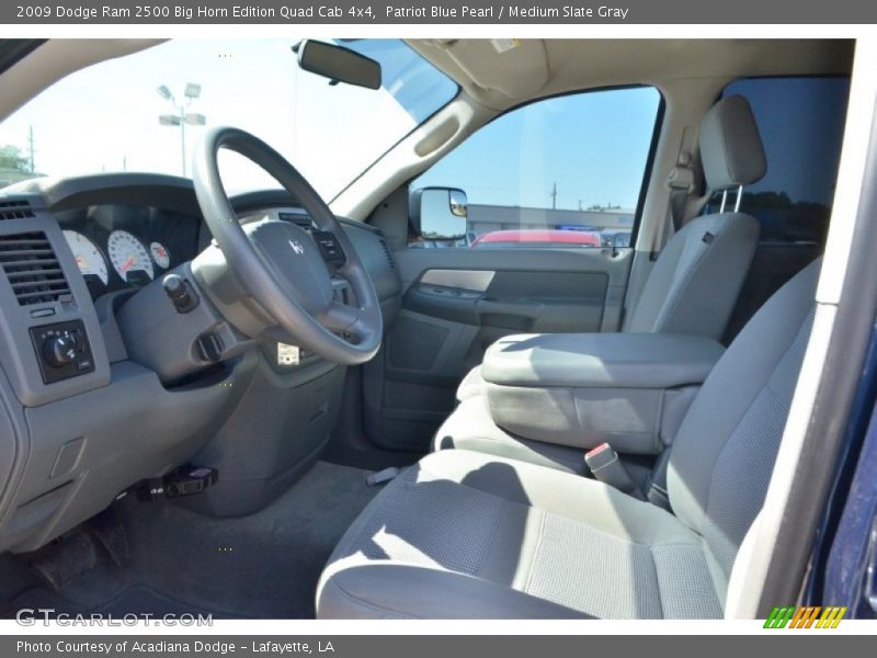 Patriot Blue Pearl / Medium Slate Gray 2009 Dodge Ram 2500 Big Horn Edition Quad Cab 4x4