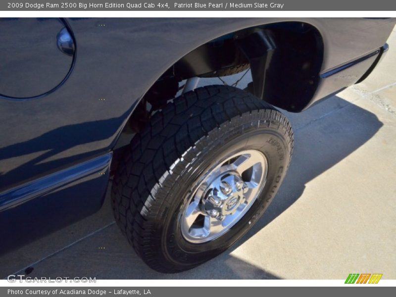 Patriot Blue Pearl / Medium Slate Gray 2009 Dodge Ram 2500 Big Horn Edition Quad Cab 4x4