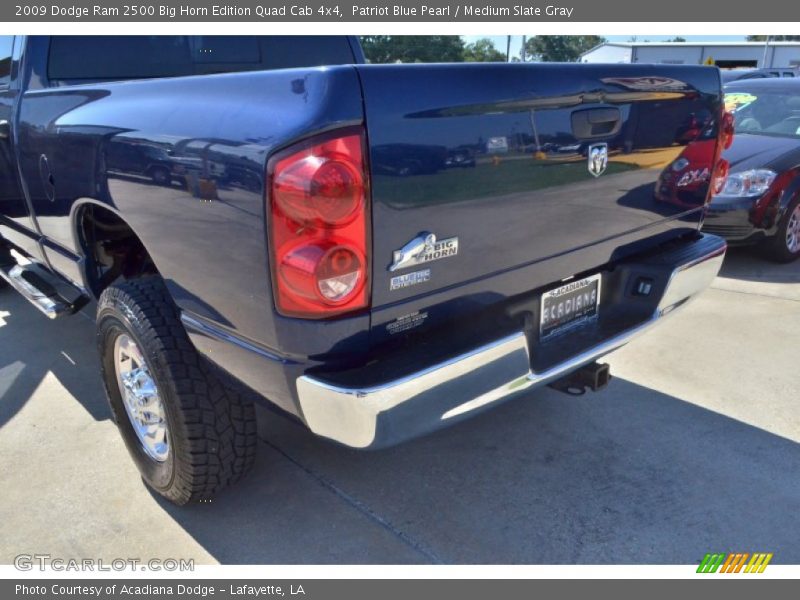 Patriot Blue Pearl / Medium Slate Gray 2009 Dodge Ram 2500 Big Horn Edition Quad Cab 4x4