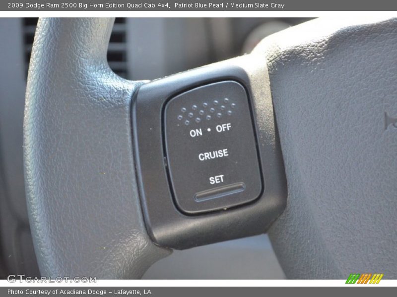 Patriot Blue Pearl / Medium Slate Gray 2009 Dodge Ram 2500 Big Horn Edition Quad Cab 4x4