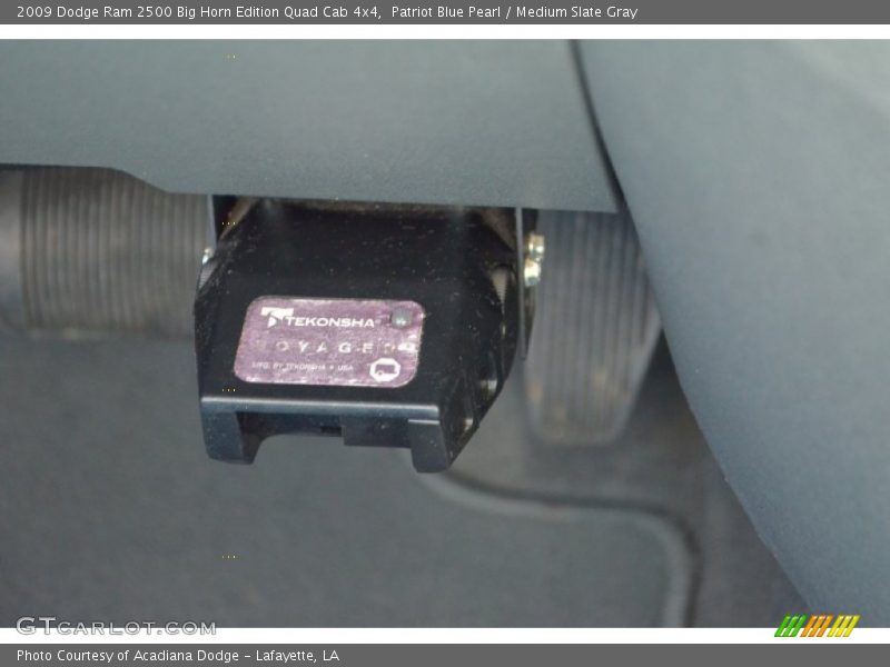 Patriot Blue Pearl / Medium Slate Gray 2009 Dodge Ram 2500 Big Horn Edition Quad Cab 4x4