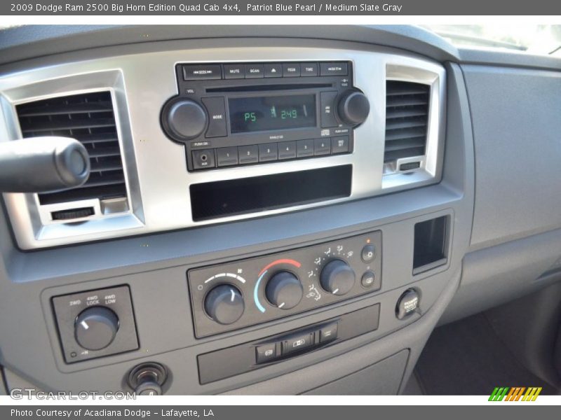 Controls of 2009 Ram 2500 Big Horn Edition Quad Cab 4x4
