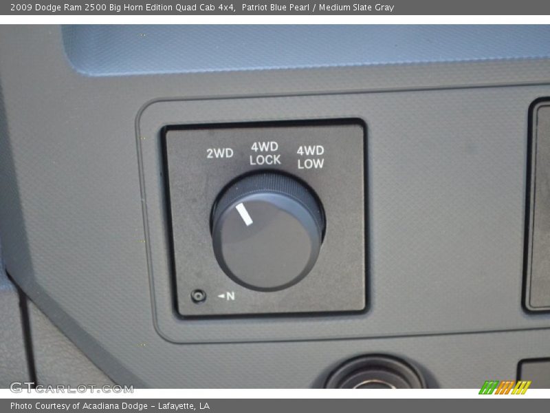 Patriot Blue Pearl / Medium Slate Gray 2009 Dodge Ram 2500 Big Horn Edition Quad Cab 4x4