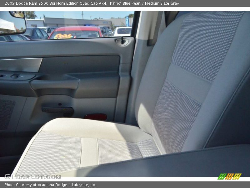 Patriot Blue Pearl / Medium Slate Gray 2009 Dodge Ram 2500 Big Horn Edition Quad Cab 4x4