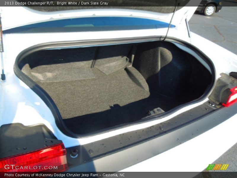 Bright White / Dark Slate Gray 2013 Dodge Challenger R/T