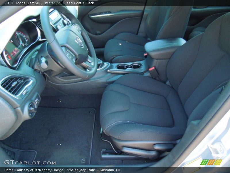  2013 Dart SXT Black Interior