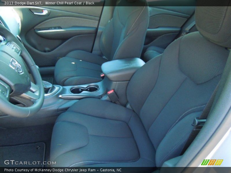 Front Seat of 2013 Dart SXT