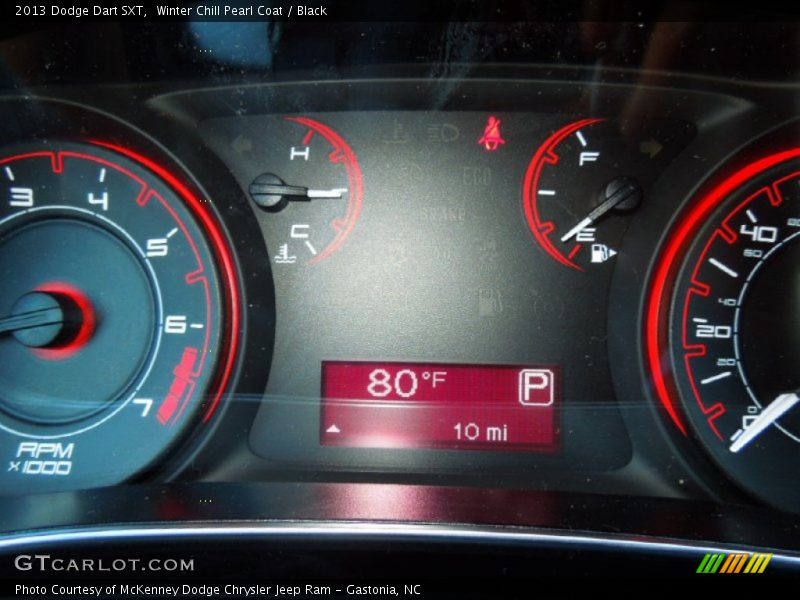 Winter Chill Pearl Coat / Black 2013 Dodge Dart SXT