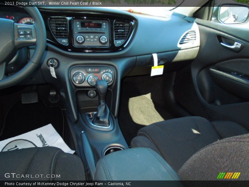 Winter Chill Pearl Coat / Black 2013 Dodge Dart SXT