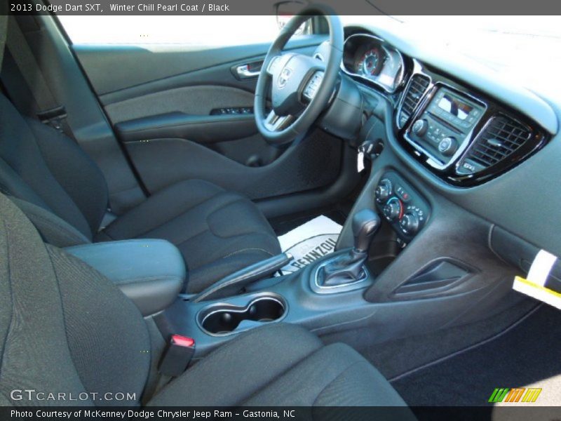 Winter Chill Pearl Coat / Black 2013 Dodge Dart SXT