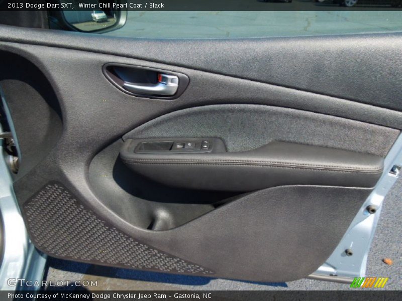 Winter Chill Pearl Coat / Black 2013 Dodge Dart SXT