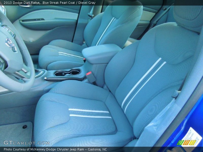 Front Seat of 2013 Dart Rallye