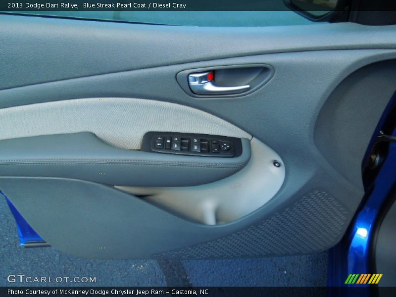 Blue Streak Pearl Coat / Diesel Gray 2013 Dodge Dart Rallye