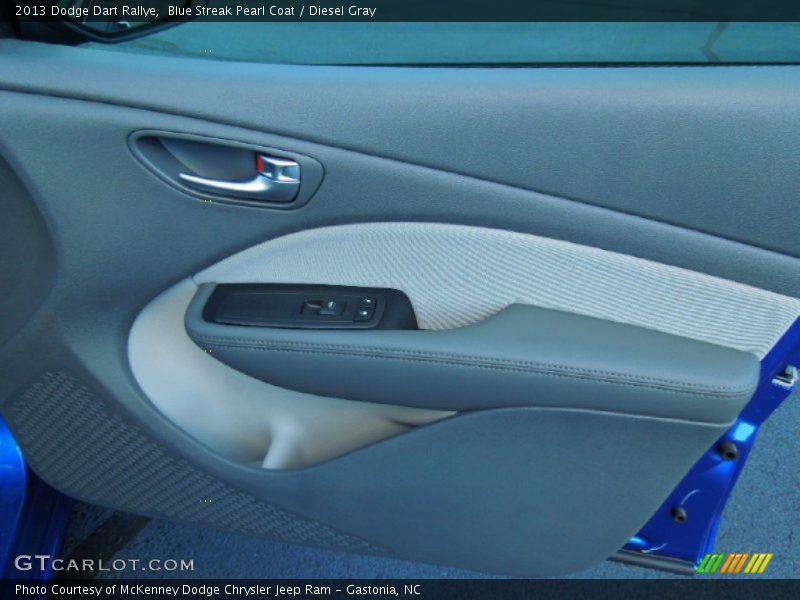 Blue Streak Pearl Coat / Diesel Gray 2013 Dodge Dart Rallye