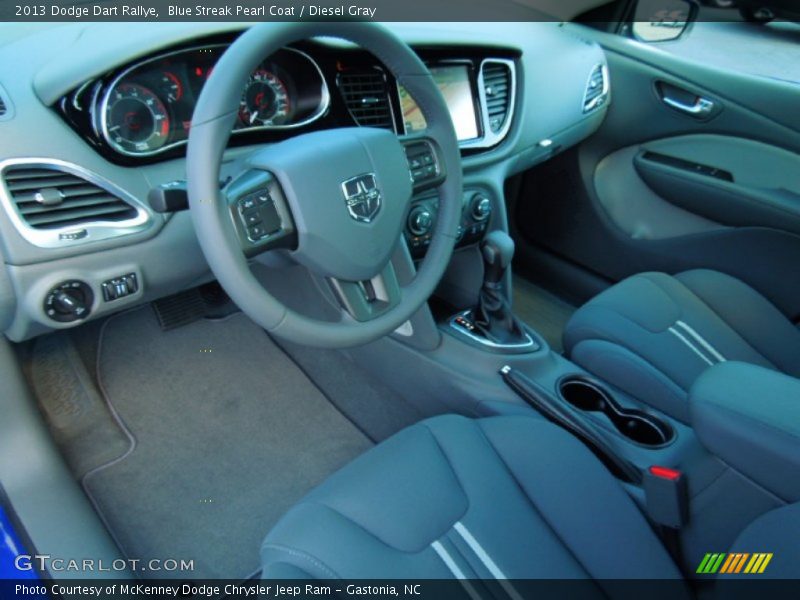 Diesel Gray Interior - 2013 Dart Rallye 