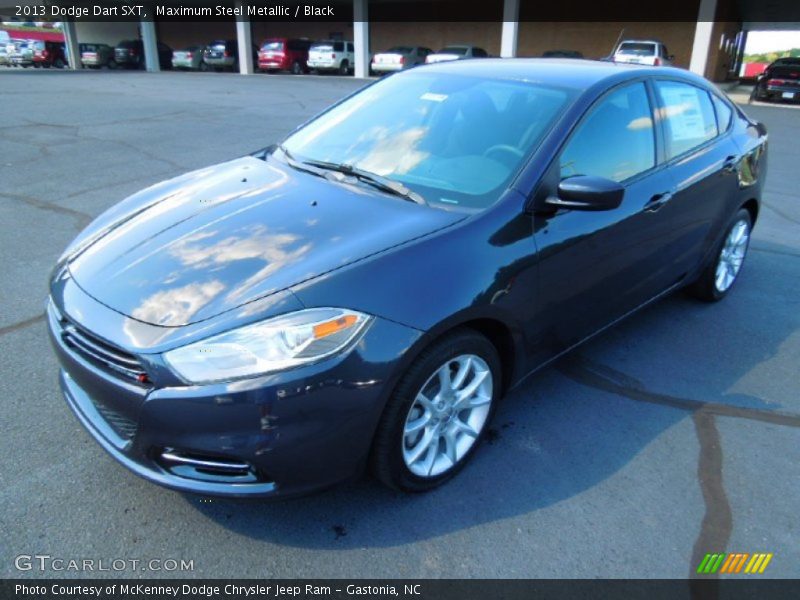 Maximum Steel Metallic / Black 2013 Dodge Dart SXT