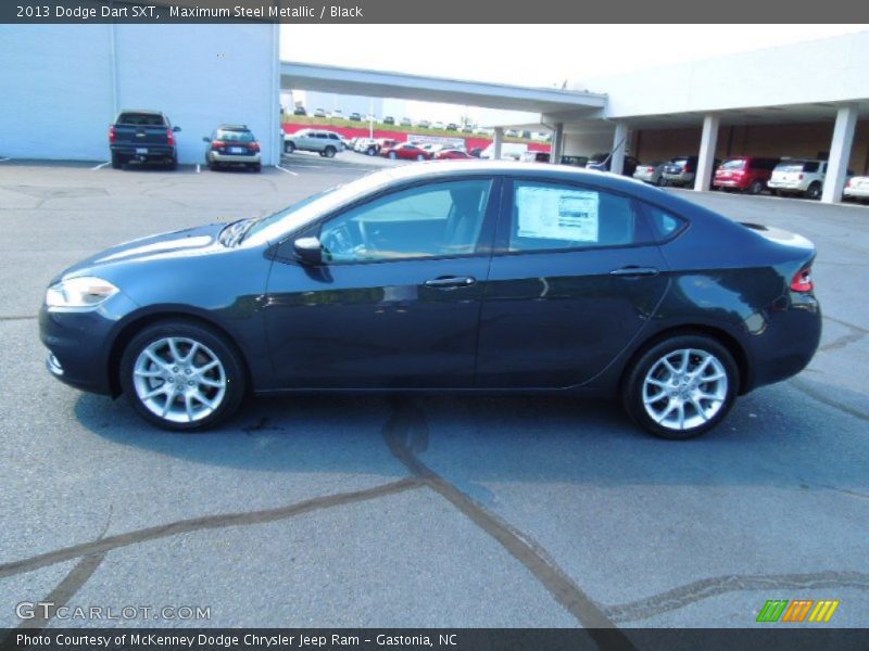 Maximum Steel Metallic / Black 2013 Dodge Dart SXT
