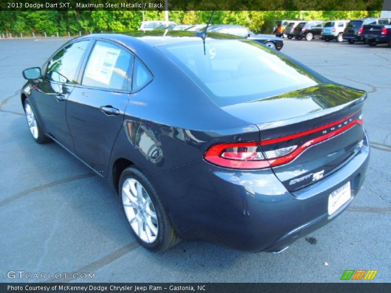 Maximum Steel Metallic / Black 2013 Dodge Dart SXT
