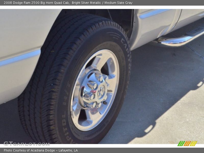 Bright Silver Metallic / Medium Slate Gray 2008 Dodge Ram 2500 Big Horn Quad Cab