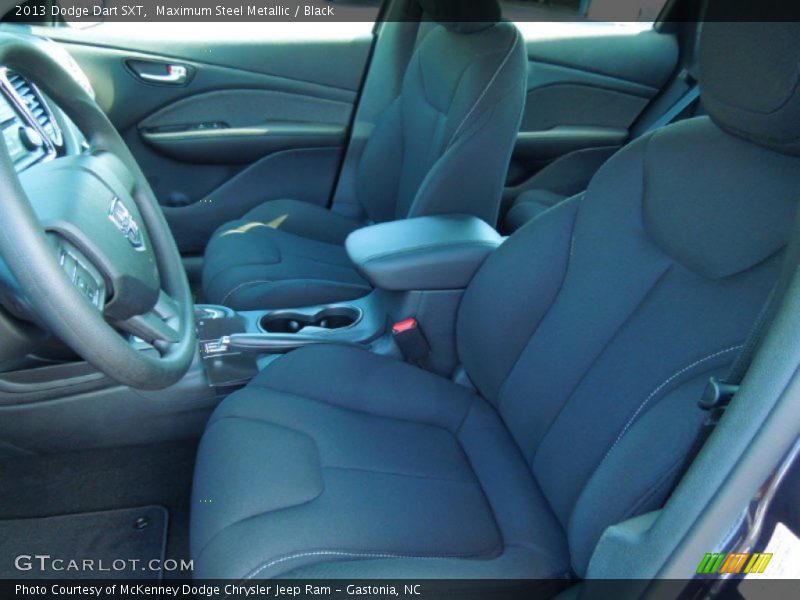 Maximum Steel Metallic / Black 2013 Dodge Dart SXT
