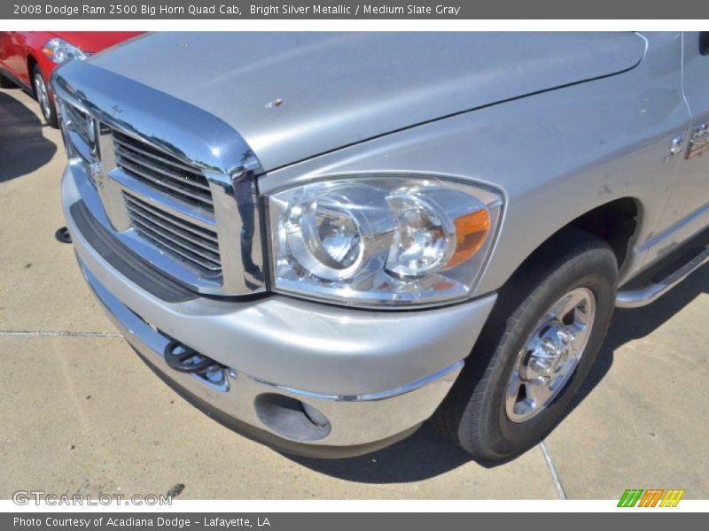 Bright Silver Metallic / Medium Slate Gray 2008 Dodge Ram 2500 Big Horn Quad Cab