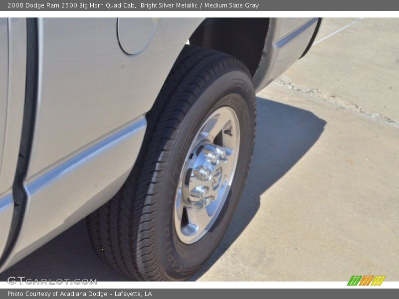Bright Silver Metallic / Medium Slate Gray 2008 Dodge Ram 2500 Big Horn Quad Cab