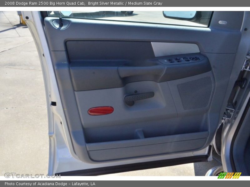 Bright Silver Metallic / Medium Slate Gray 2008 Dodge Ram 2500 Big Horn Quad Cab