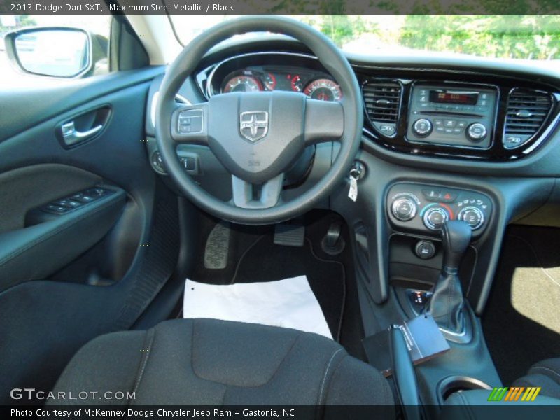 Maximum Steel Metallic / Black 2013 Dodge Dart SXT