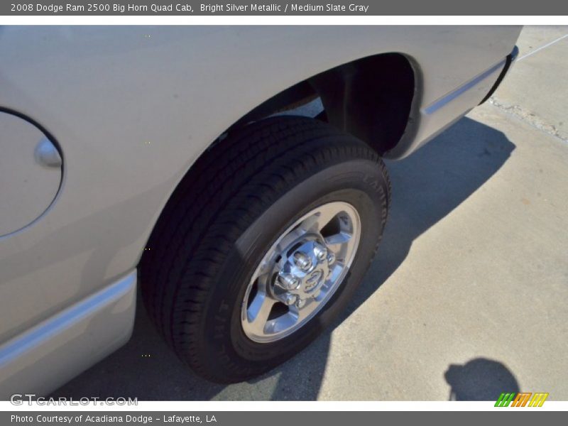 Bright Silver Metallic / Medium Slate Gray 2008 Dodge Ram 2500 Big Horn Quad Cab
