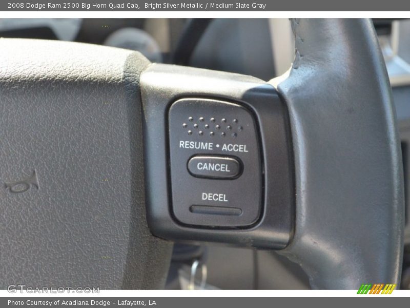 Bright Silver Metallic / Medium Slate Gray 2008 Dodge Ram 2500 Big Horn Quad Cab